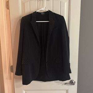 Express Pinstriped Blazer